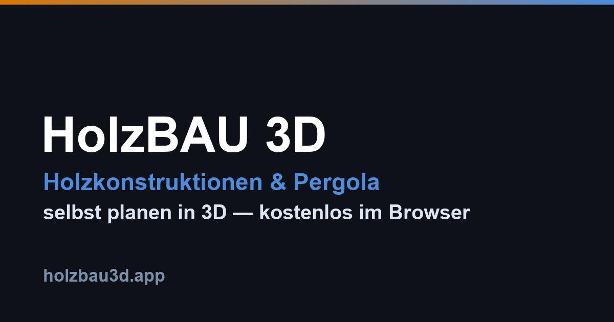 Holzbau 3D — 官网预览图